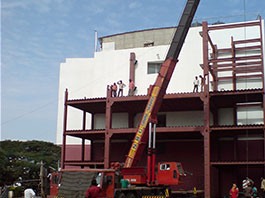 Decking Slab Structure | School Building | Little Flower School, Bangalore